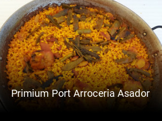 Primium Port Arroceria Asador reserva de mesa