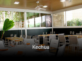 Kechua reservar mesa