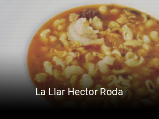 La Llar Hector Roda reservar mesa