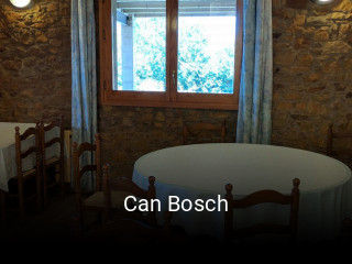 Reserve ahora una mesa en Can Bosch