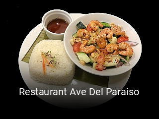 Restaurant Ave Del Paraiso reservar mesa