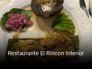 Reserve ahora una mesa en Restaurante El Rincon Interior