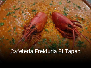 Cafeteria Freiduria El Tapeo reserva de mesa