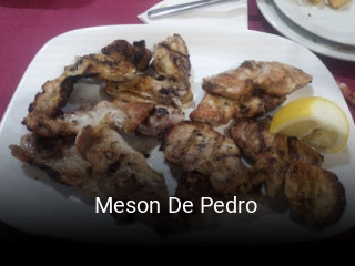 Reserve ahora una mesa en Meson De Pedro