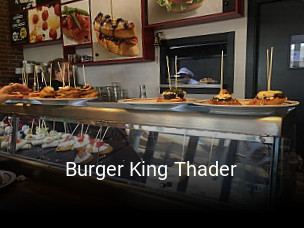 Burger King Thader reservar mesa