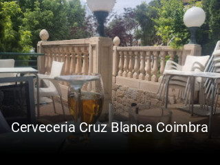 Cerveceria Cruz Blanca Coimbra reserva de mesa