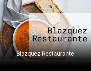 Reserve ahora una mesa en Blazquez Restaurante