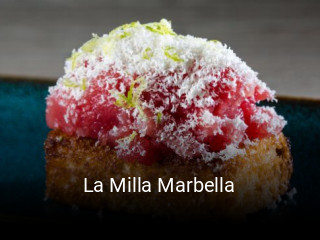 Reserve ahora una mesa en La Milla Marbella