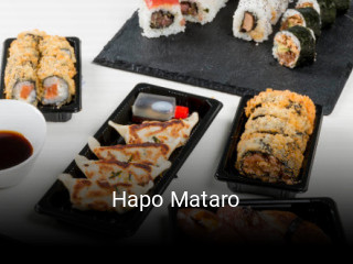 Reserve ahora una mesa en Hapo Mataro
