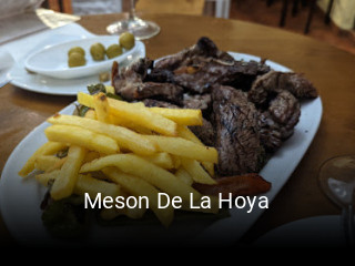 Meson De La Hoya reserva de mesa