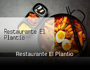 Restaurante El Plantio reserva de mesa