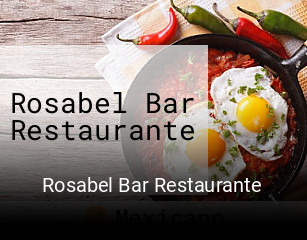 Rosabel Bar Restaurante reservar mesa