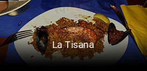 La Tisana reserva de mesa