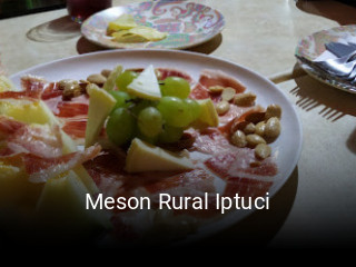 Reserve ahora una mesa en Meson Rural Iptuci