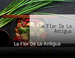 Reserve ahora una mesa en La Flor De La Antigua
