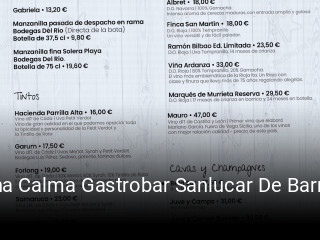 Reserve ahora una mesa en Dona Calma Gastrobar Sanlucar De Barrameda