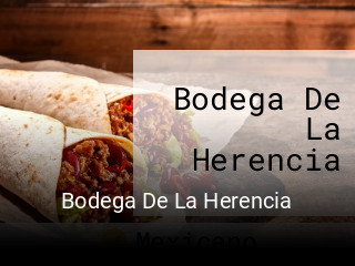 Bodega De La Herencia reservar mesa