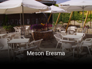 Reserve ahora una mesa en Meson Eresma