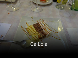 Ca Lola reservar mesa