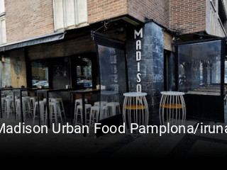 Madison Urban Food Pamplona/iruna reservar mesa