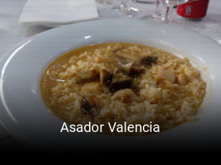 Asador Valencia reservar mesa