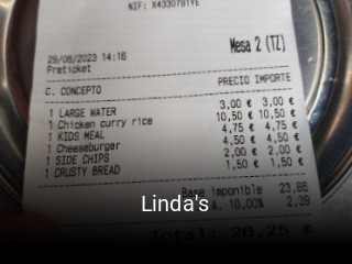 Linda's reservar en línea
