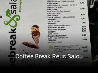 Coffee Break Reus Salou reservar mesa