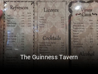 The Guinness Tavern reserva de mesa