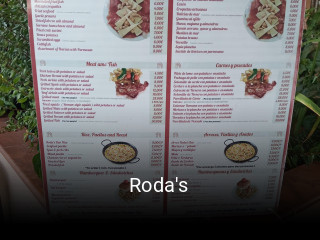 Roda's reservar mesa