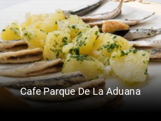 Cafe Parque De La Aduana reserva de mesa