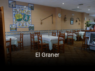 Reserve ahora una mesa en El Graner