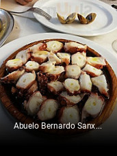 Reserve ahora una mesa en Abuelo Bernardo Sanxenxo
