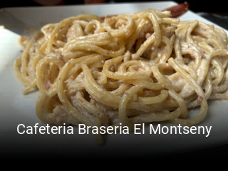 Cafeteria Braseria El Montseny reservar mesa