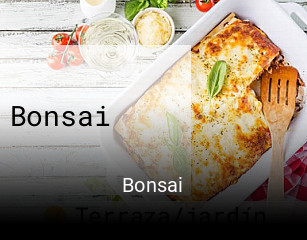Bonsai reservar mesa