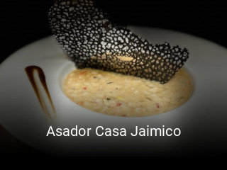 Asador Casa Jaimico reserva de mesa