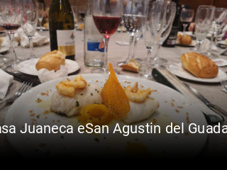 Casa Juaneca eSan Agustin del Guadalix reserva de mesa
