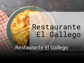 Restaurante El Gallego reserva de mesa