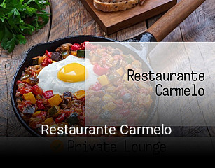 Restaurante Carmelo reservar en línea
