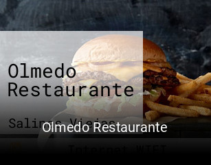 Reserve ahora una mesa en Olmedo Restaurante