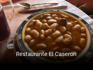 Restaurante El Caseron reservar mesa
