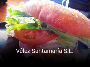 Vélez Santamaría S.L. reservar mesa