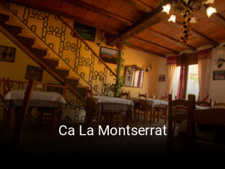 Reserve ahora una mesa en Ca La Montserrat