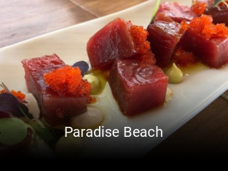 Reserve ahora una mesa en Paradise Beach