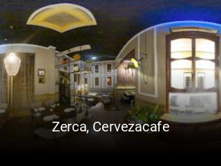 Zerca, Cervezacafe reserva de mesa