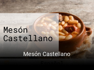 Mesón Castellano reserva de mesa