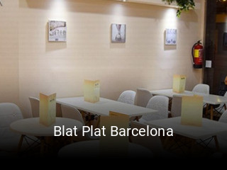 Blat Plat Barcelona reserva