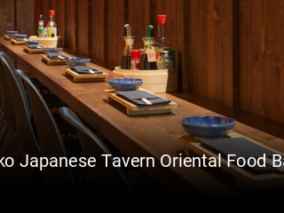 Reserve ahora una mesa en Mako Japanese Tavern Oriental Food Barcelona