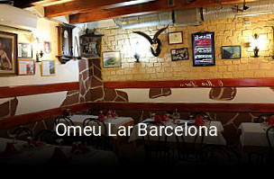 Reserve ahora una mesa en Omeu Lar Barcelona