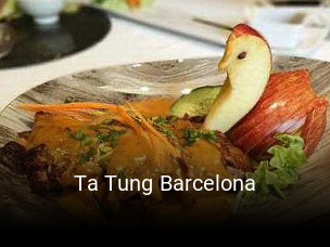 Reserve ahora una mesa en Ta Tung Barcelona