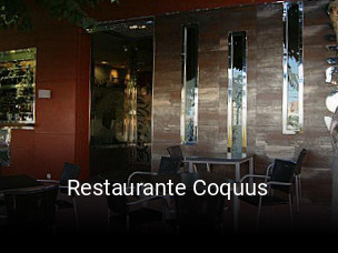 Restaurante Coquus reserva de mesa